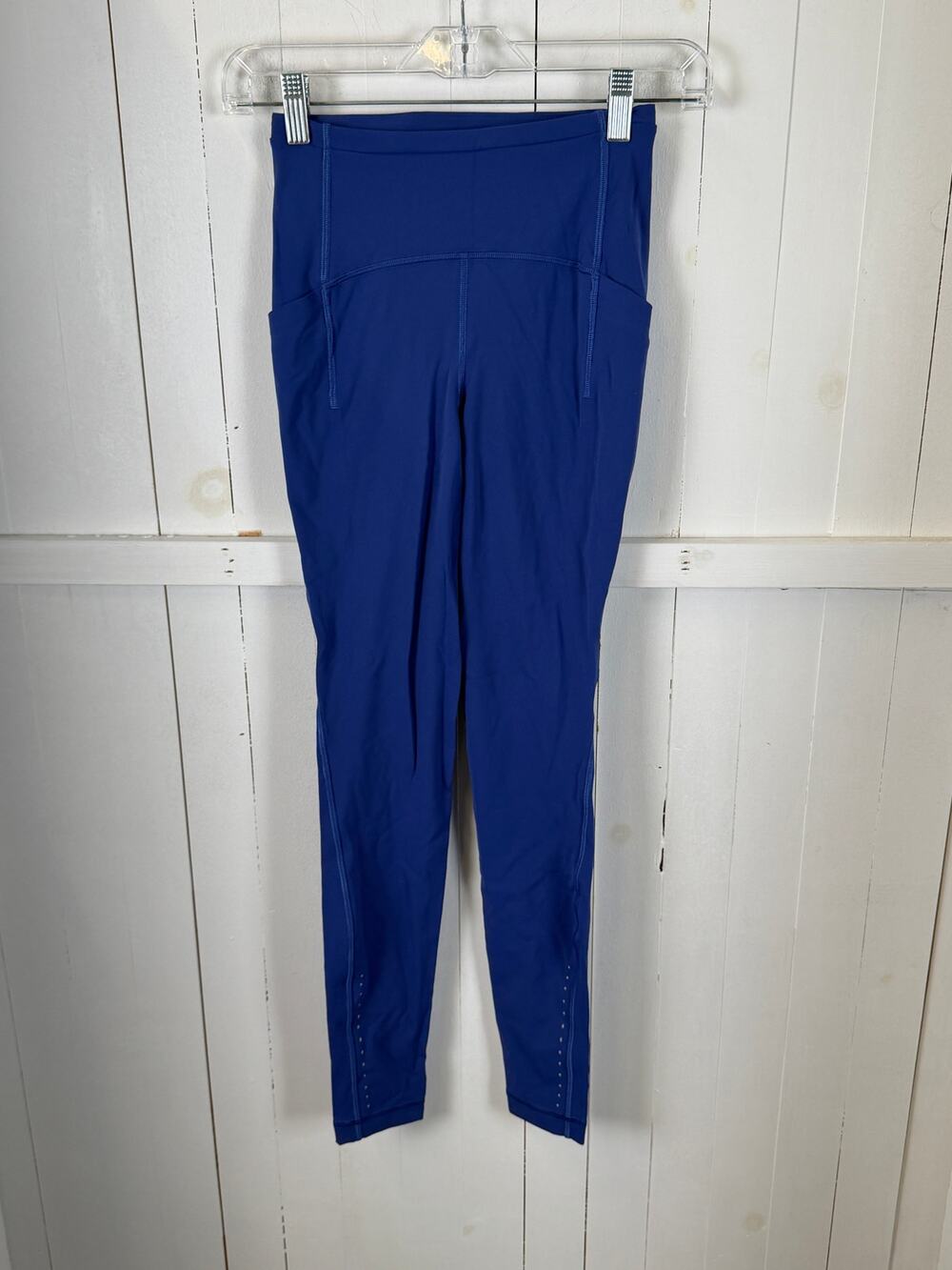 Lululemon Blue Ankle Leggings Size 2 Excellent Condition